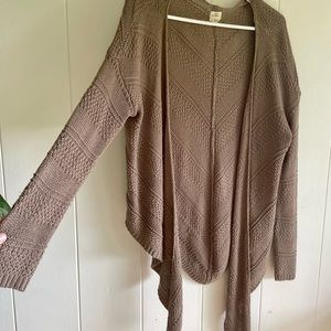 O'Neill Brown Tapered Cardigan